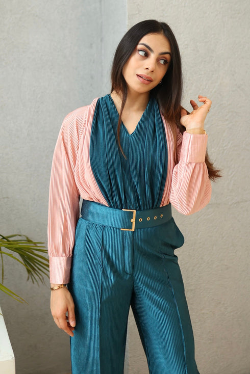 Two Tone Fall Coord Set